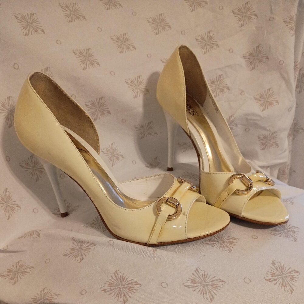 Carlos By Carlos Santana Peep-Toe Heels - Women's Size 7